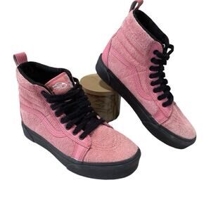Vans Sk8-Hi Platform Sneakers Desert Rose High Top Shoes Women’s 9 /Men’s 7.5